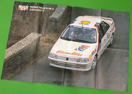 Poster Peugeot 405 Autosprint
